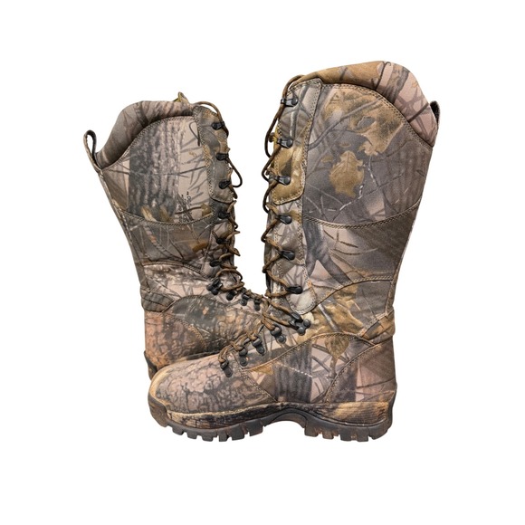 RedHead Hunting Boots Mens Camo RealTree Xtra Tall Lace Up Rugged Lug Sole main image 8